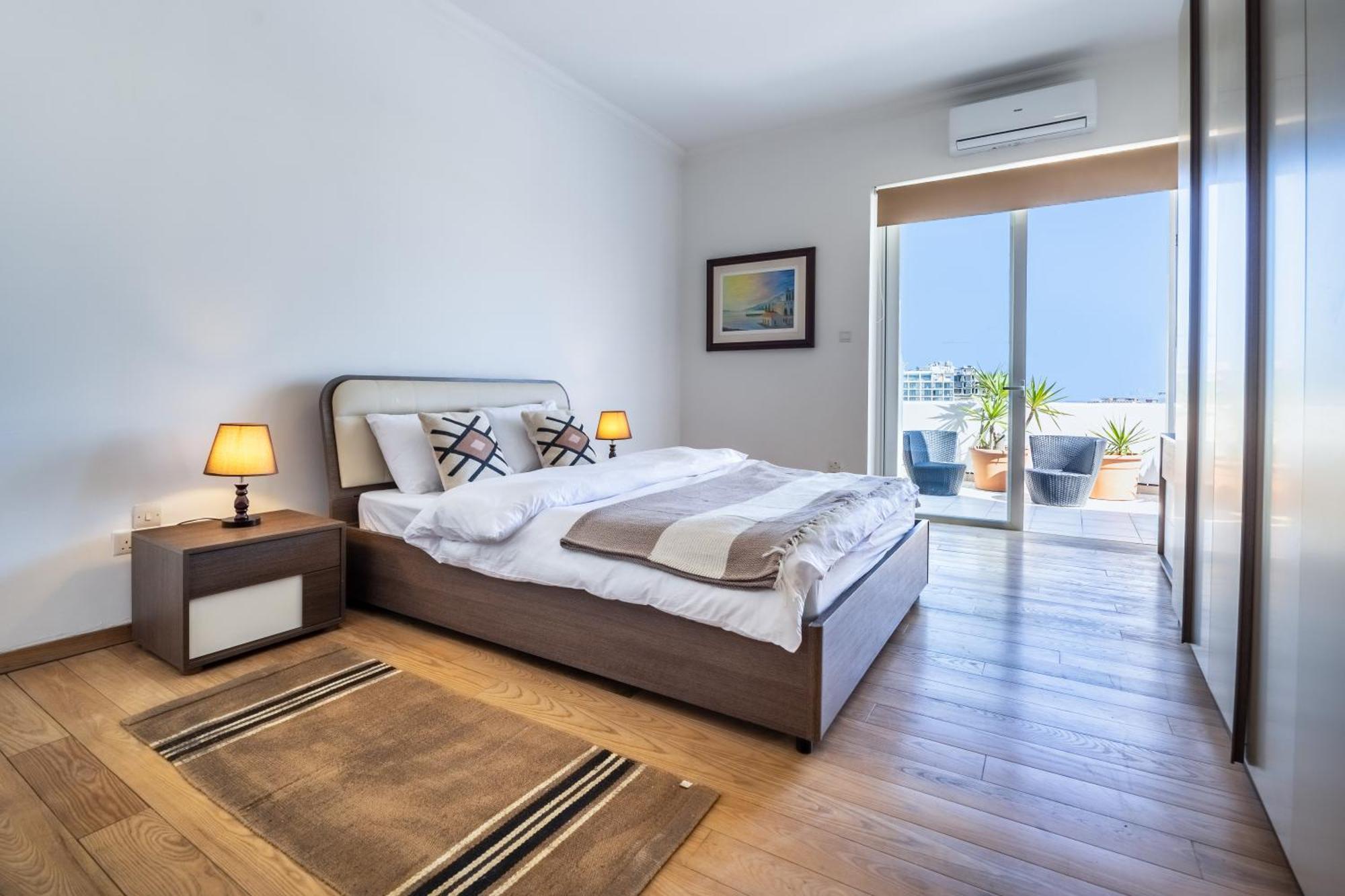 Апартаменти Stunning - Seaview Penthouse 3-Bed + Parking Сліма Екстер'єр фото